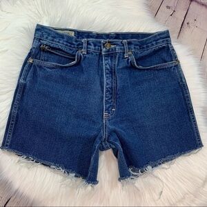 Vintage High Waisted Cutoff Jean Short Size 29